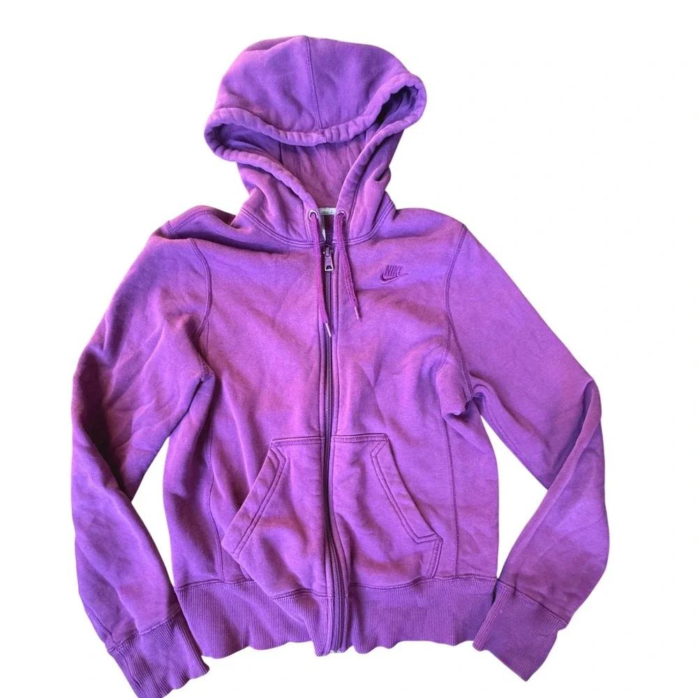Nike Sportswear Magenta / Purple‎ Zip Up Hoodie Sweatshirt